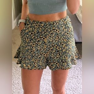 Floral shorts size small